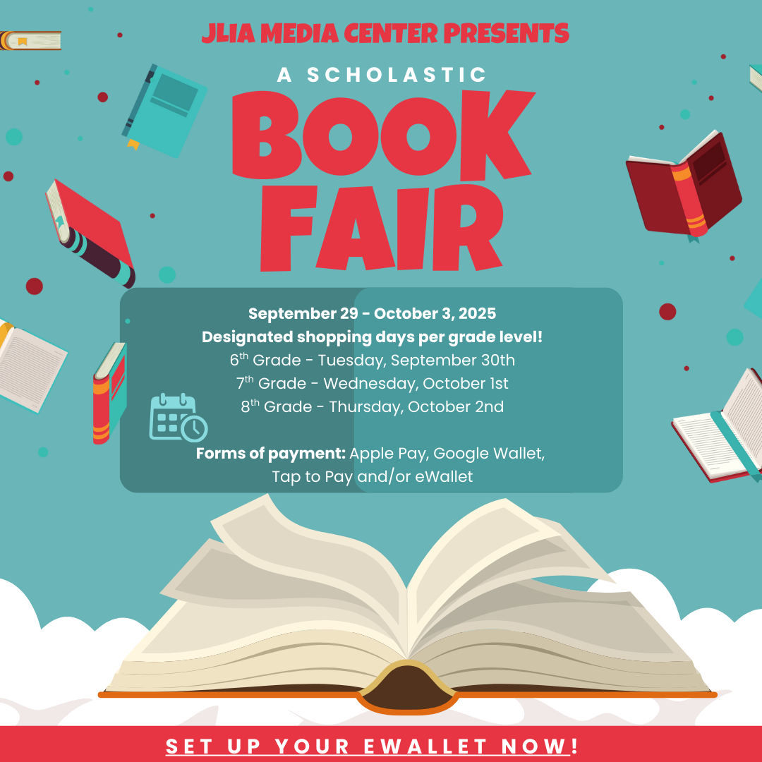Book Fair begins September 29, 2025 and ends October 3, 2025